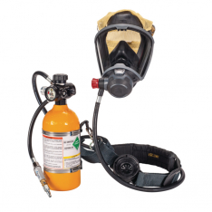 MSA 10167678, G1 PremAire Cadet Escape Air-Line Respirator, 15-min Carbon G1 face no fittings, case